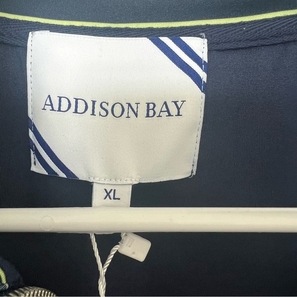 Addison Bay Mock Collar Quarter Zip Long Sleeve Poplar Pullover Sweater Size XL - Picture 8 of 12